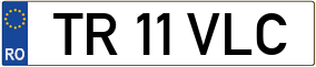 Truck License Plate
